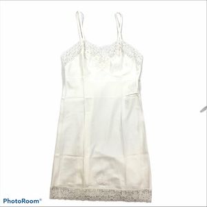 Dior Cream Lace Slip Dress
